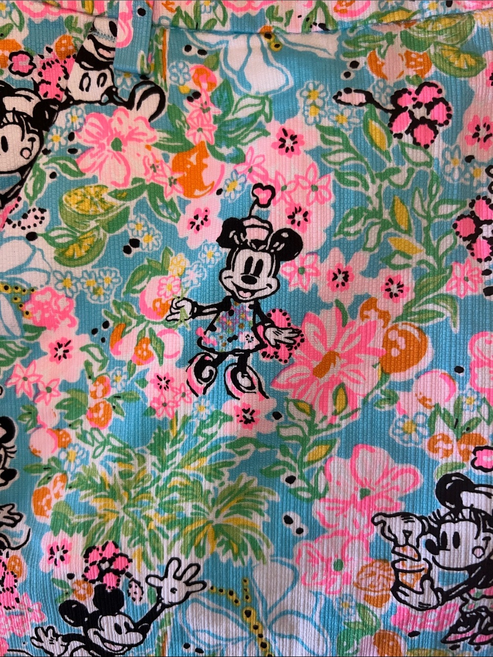 NWT Lilly Pulitzer + Disney Callahan Mid-Rise Short Lilly Hearts Disney - Picture 9 of 10